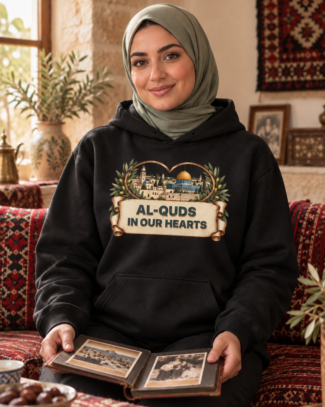 Al-Quds in Our Hearts Hoodie and T-Shirt