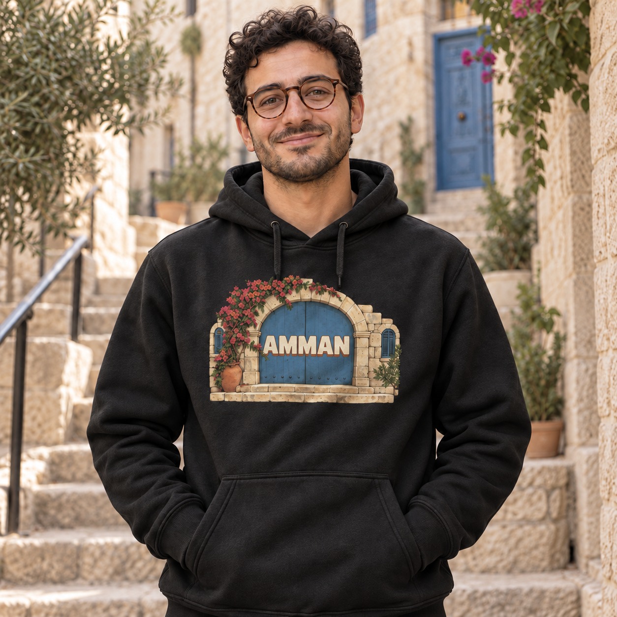 Amman Hoodie and T-Shirt