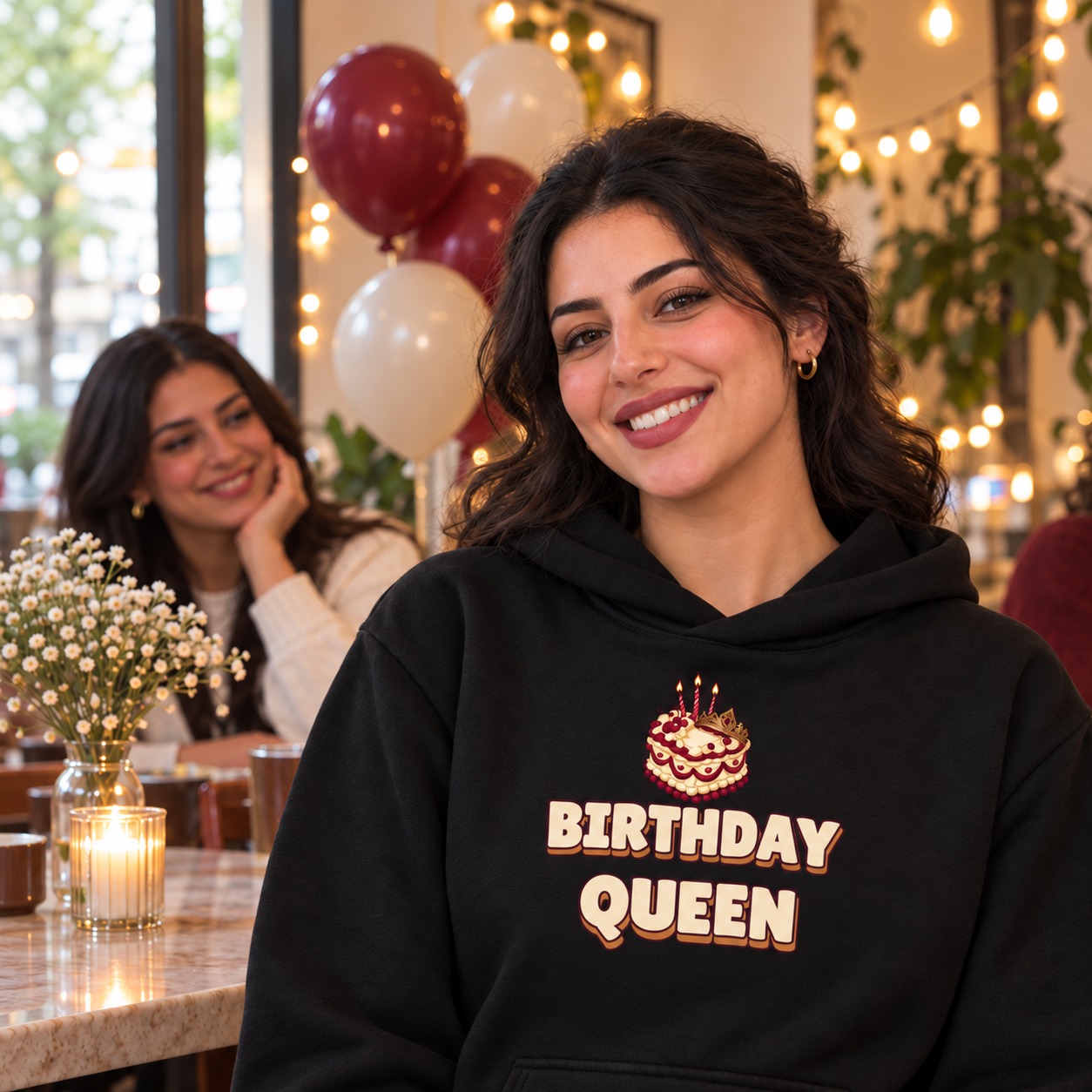 Birthday Queen Hoodie and T-Shirt