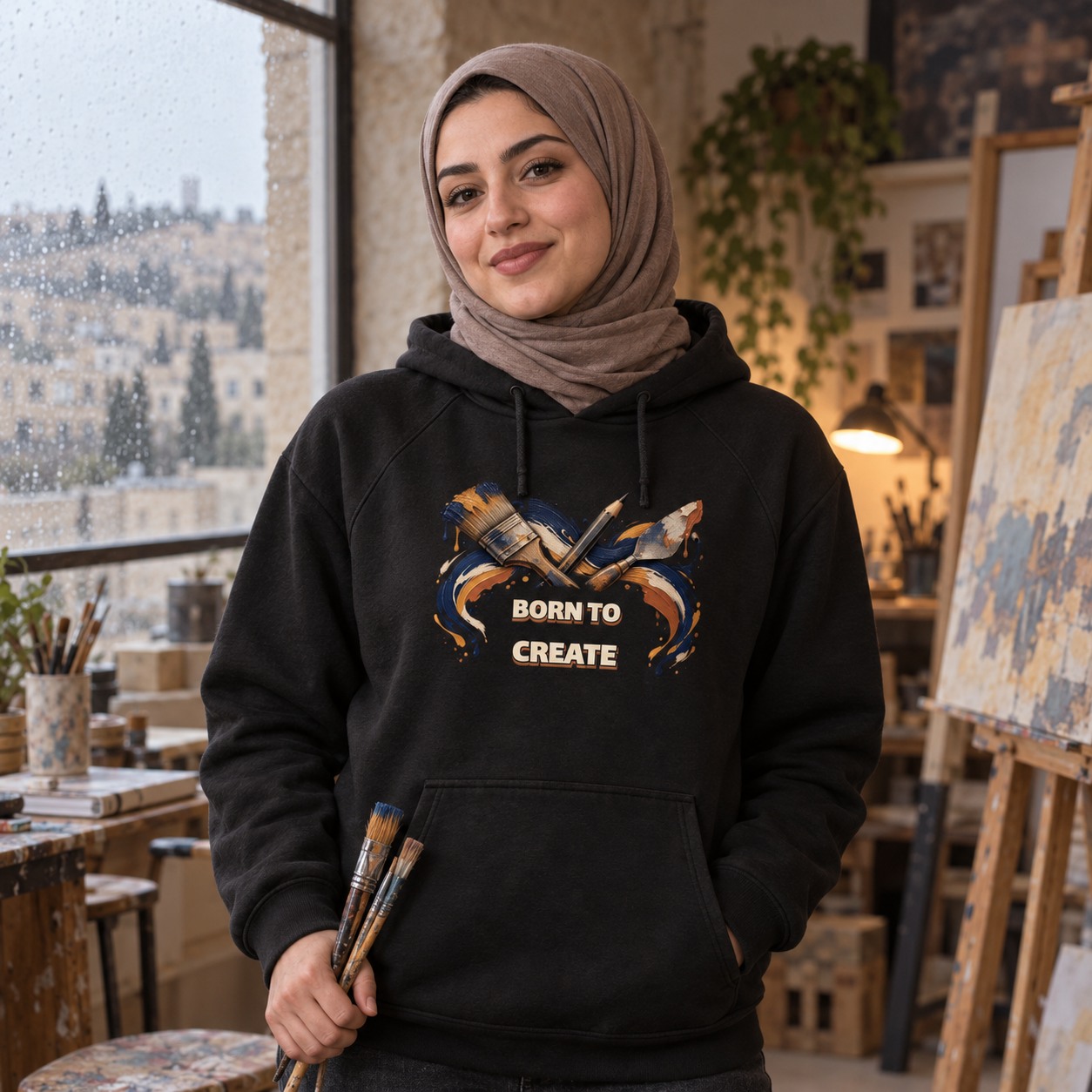 Born to Create Hoodie and T-Shirt