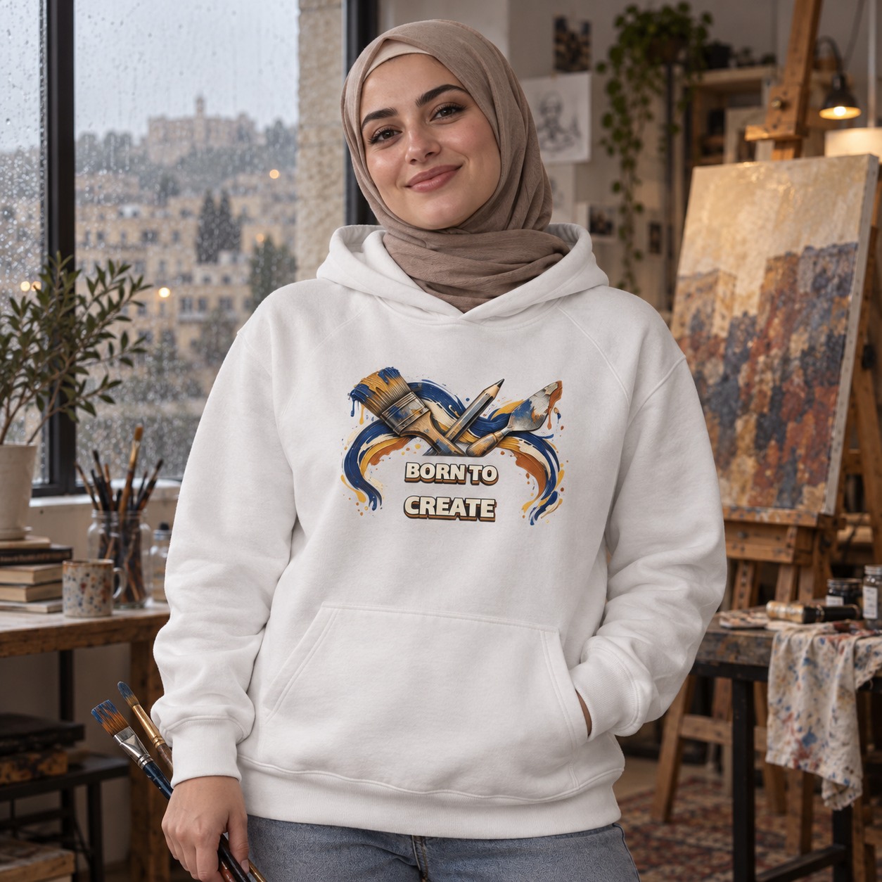 Born to Create Hoodie and T-Shirt