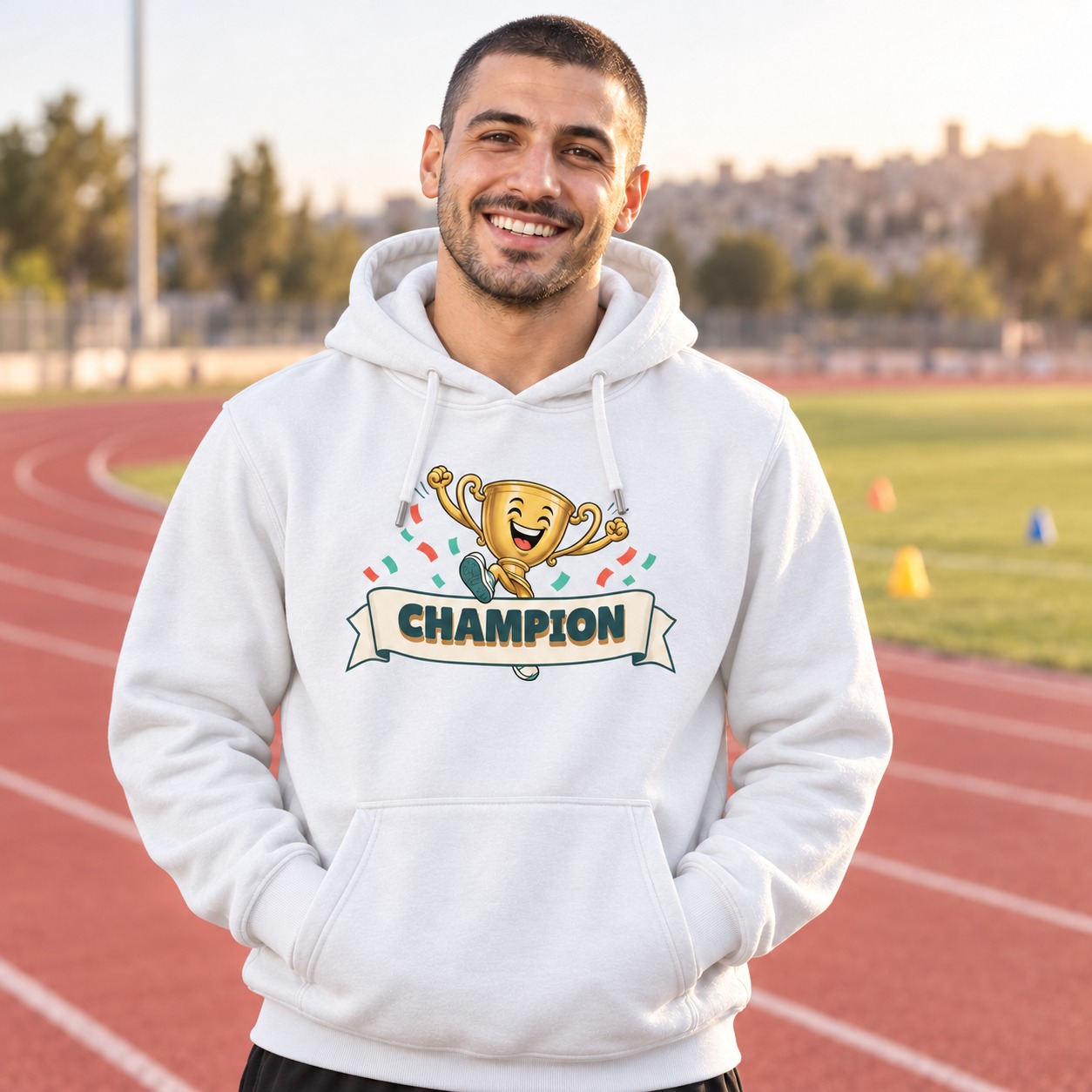 Champion Hoodie and T-Shirt