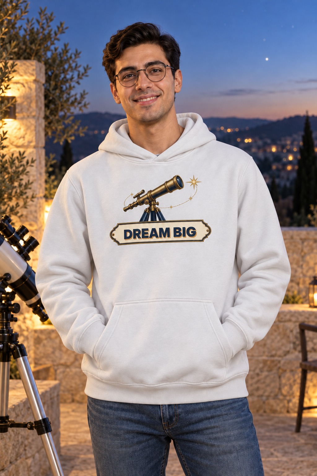 Dream Big Telescope Hoodie and T-Shirt
