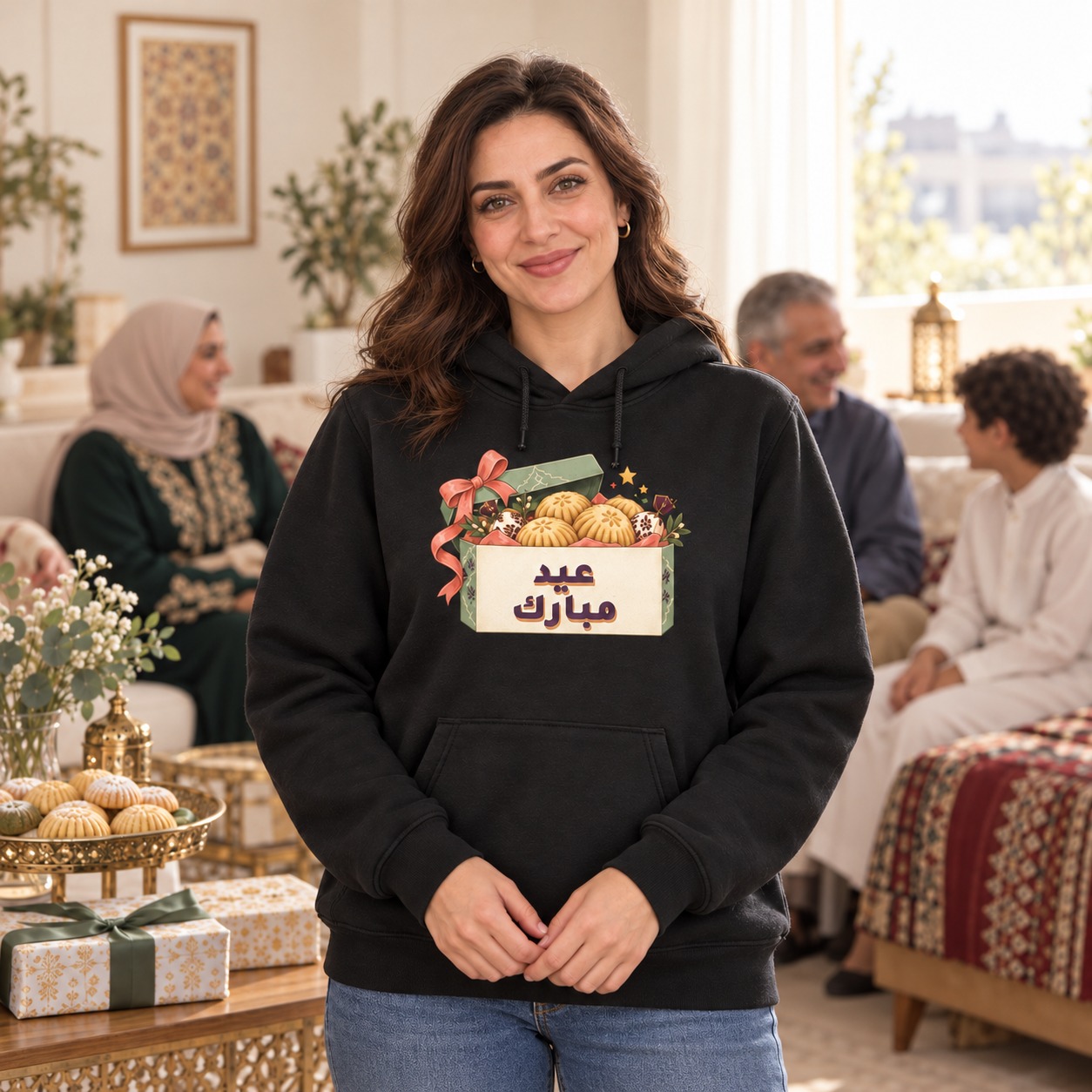 هودي وتيشيرت عيد مبارك