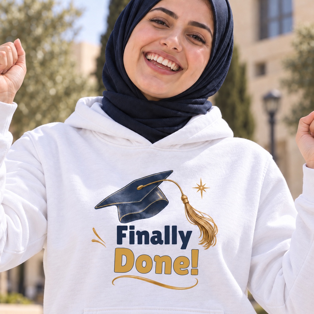 Finally Done Graduation Hoodie and T-Shirt