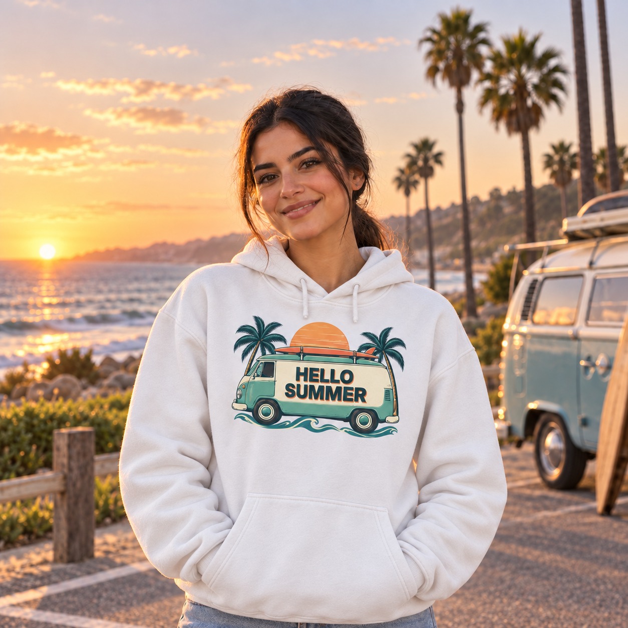 Hello Summer Hoodie and T-Shirt