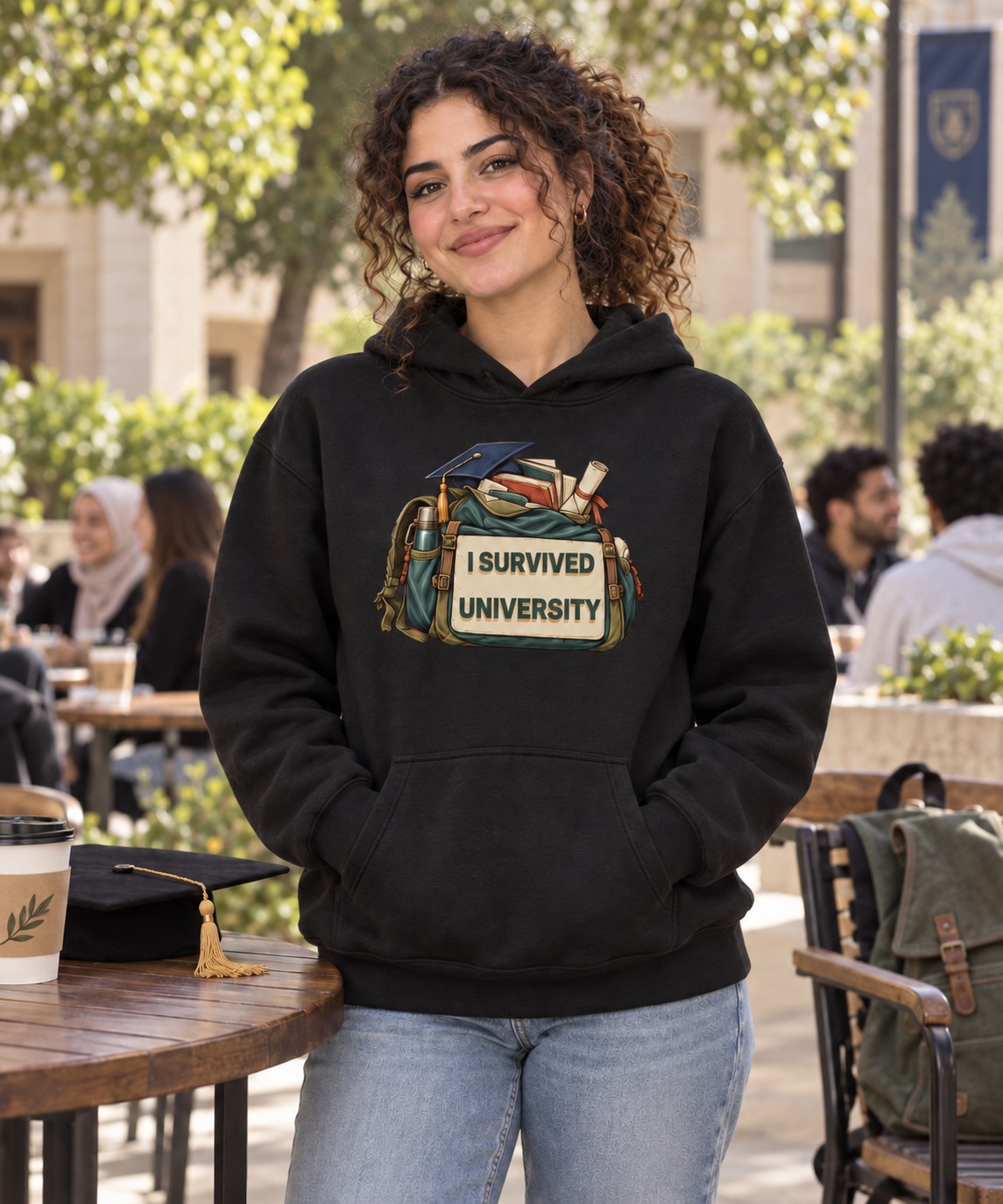 I Survived University Hoodie and T-Shirt