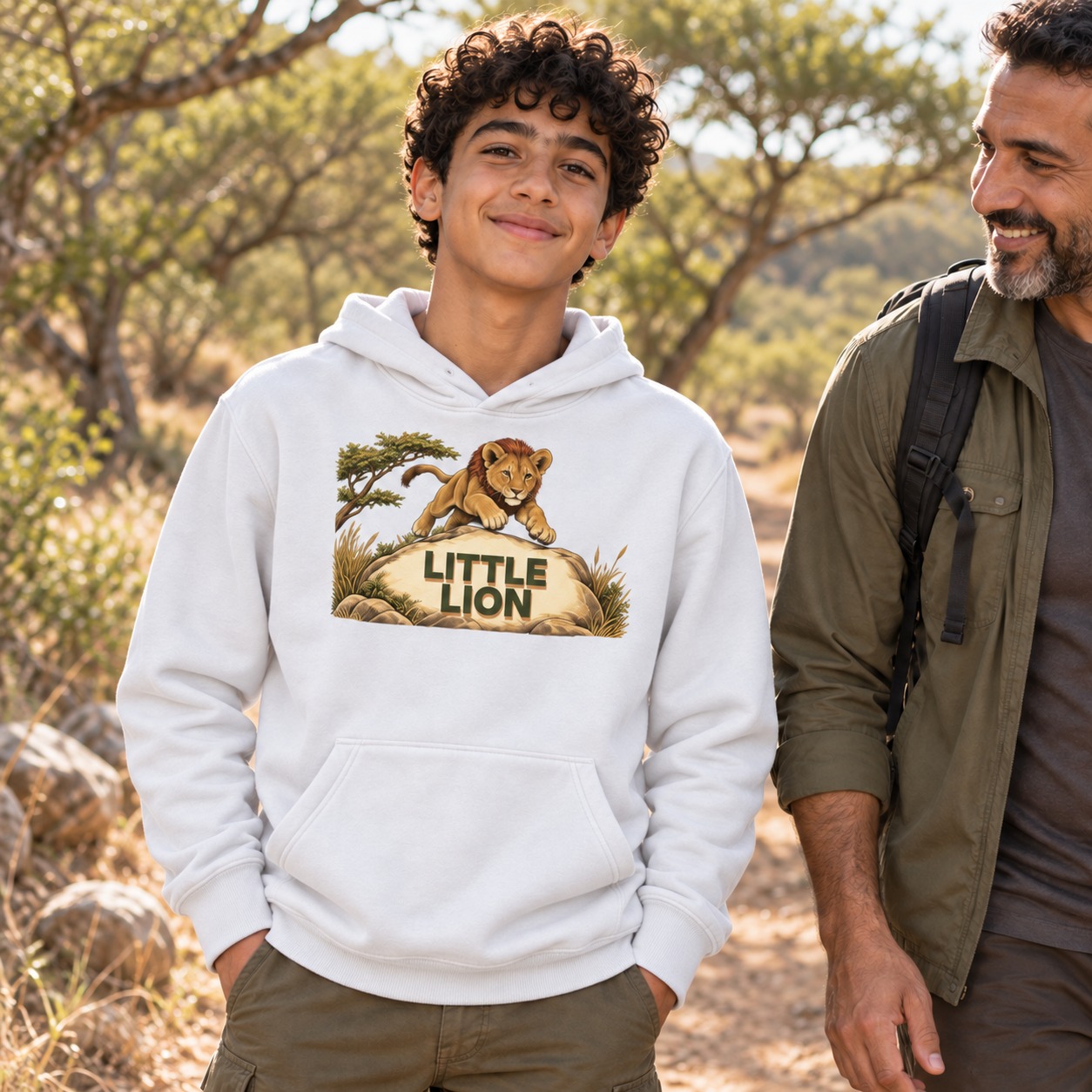 Little Lion Hoodie and T-Shirt