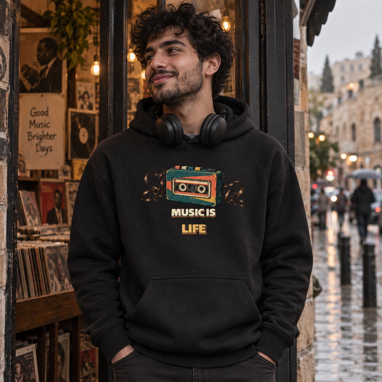 Music Is Life Hoodie and T-Shirt