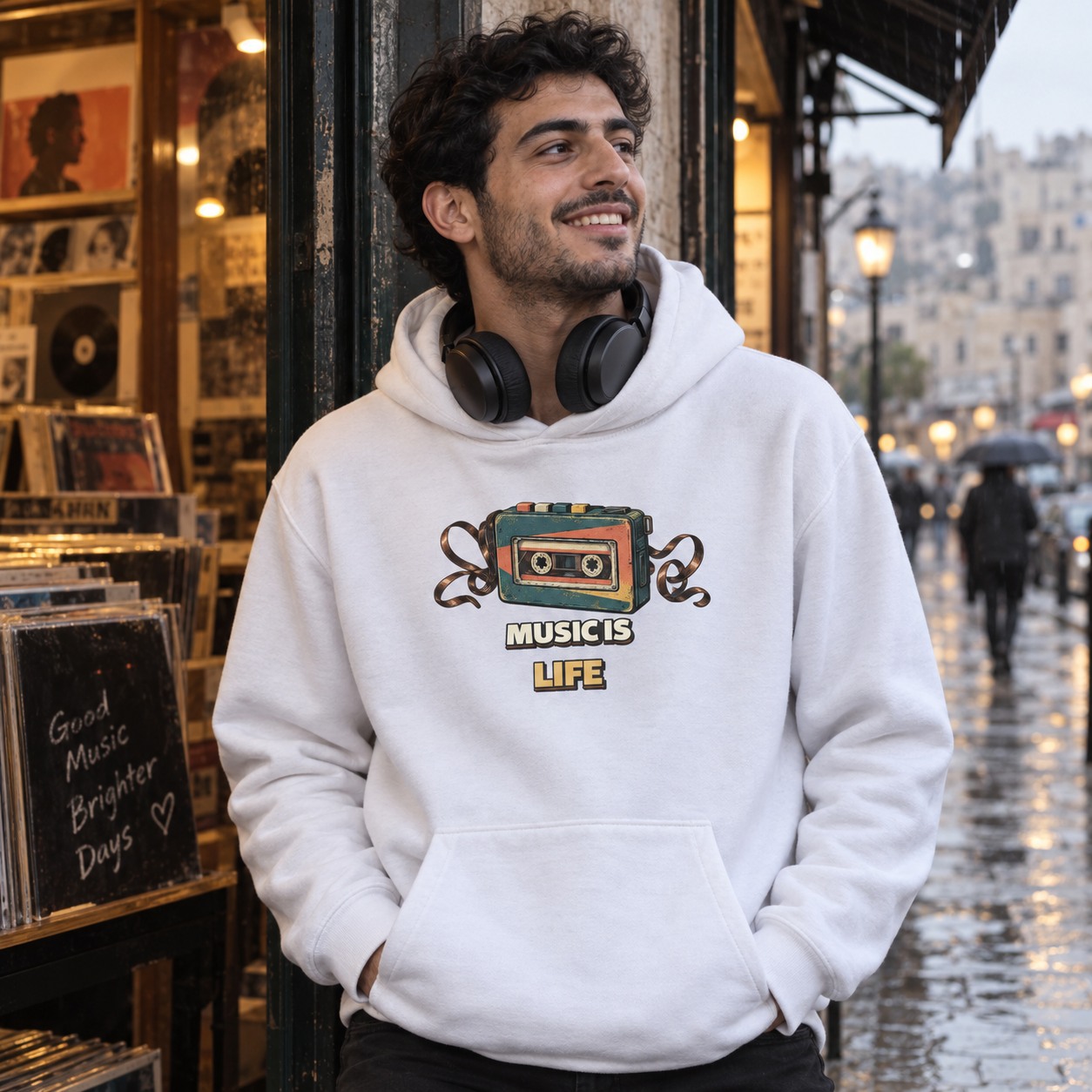 Music Is Life Hoodie and T-Shirt