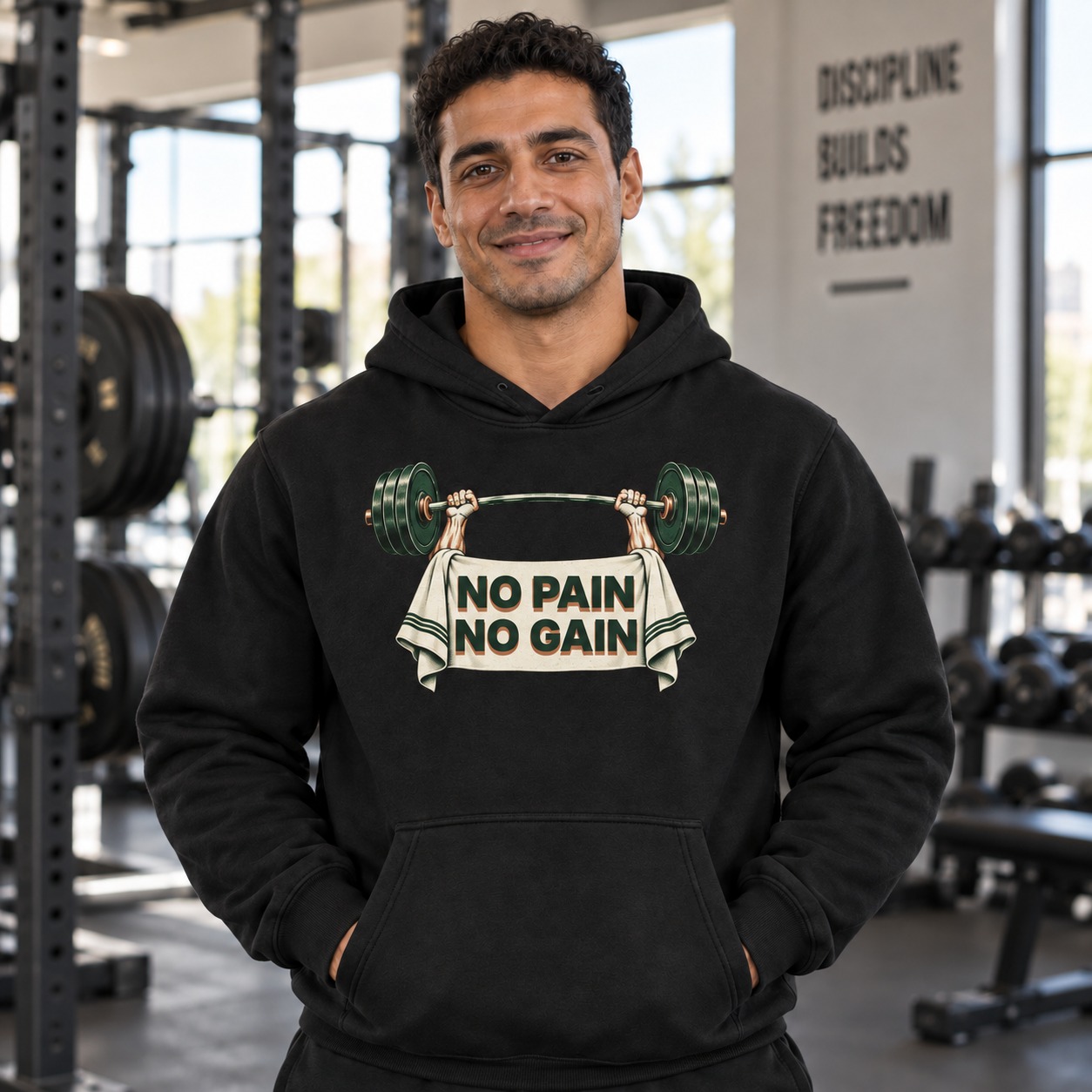 No Pain No Gain Hoodie and T-Shirt