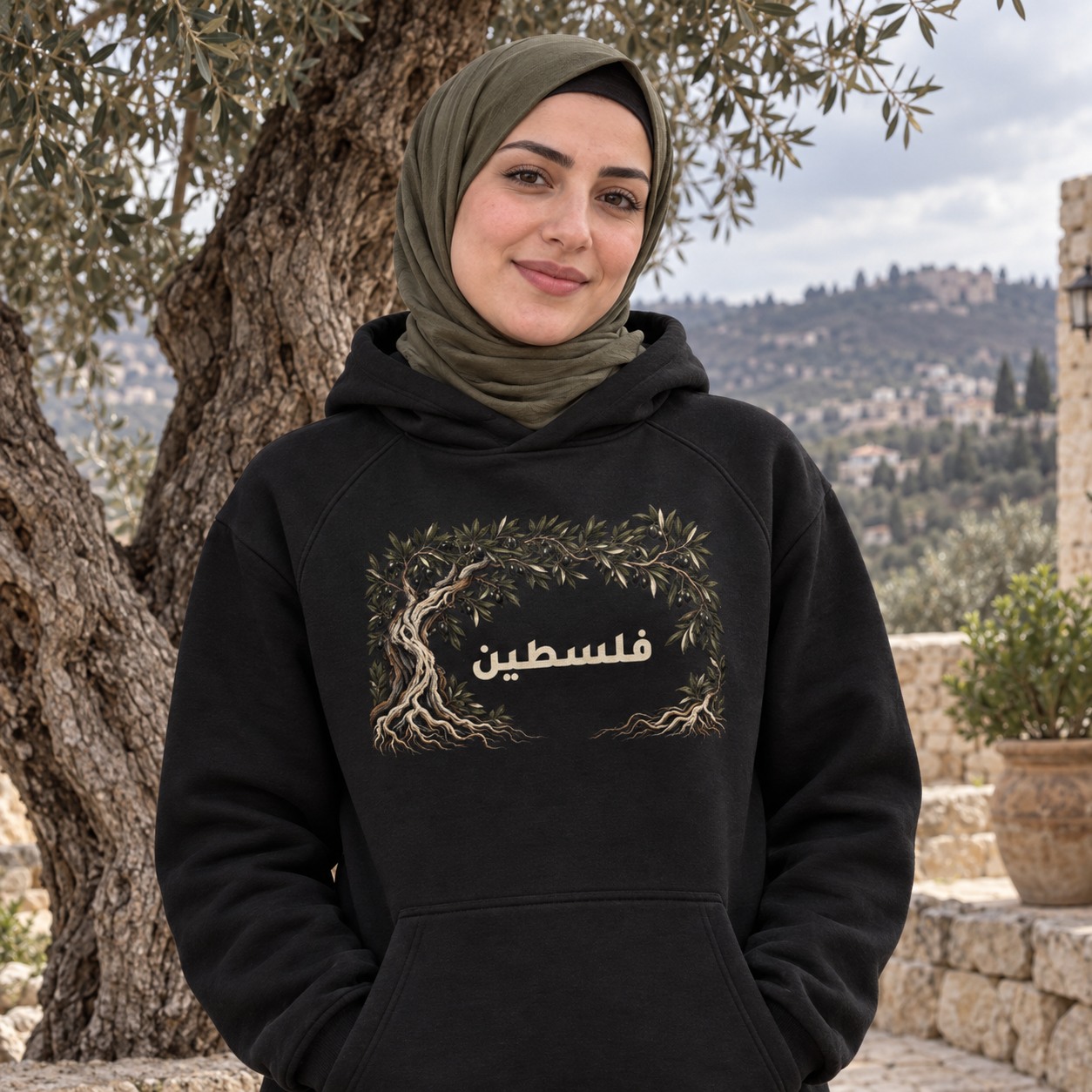 هودي وتيشيرت فلسطين