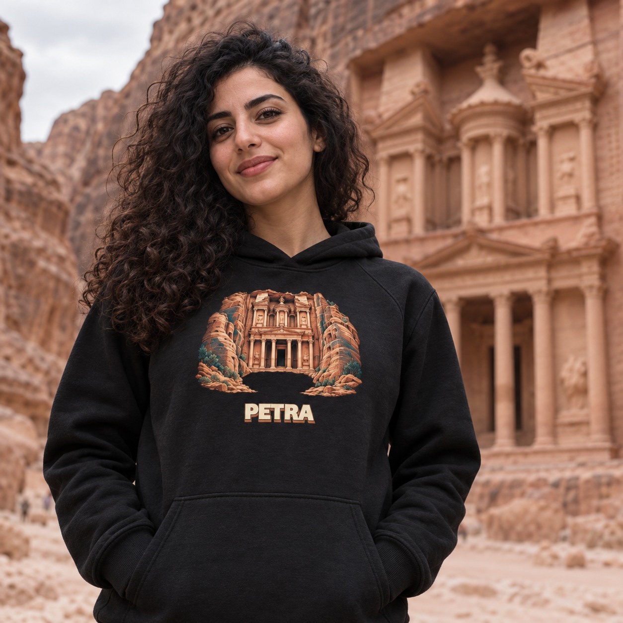 Petra Hoodie and T-Shirt