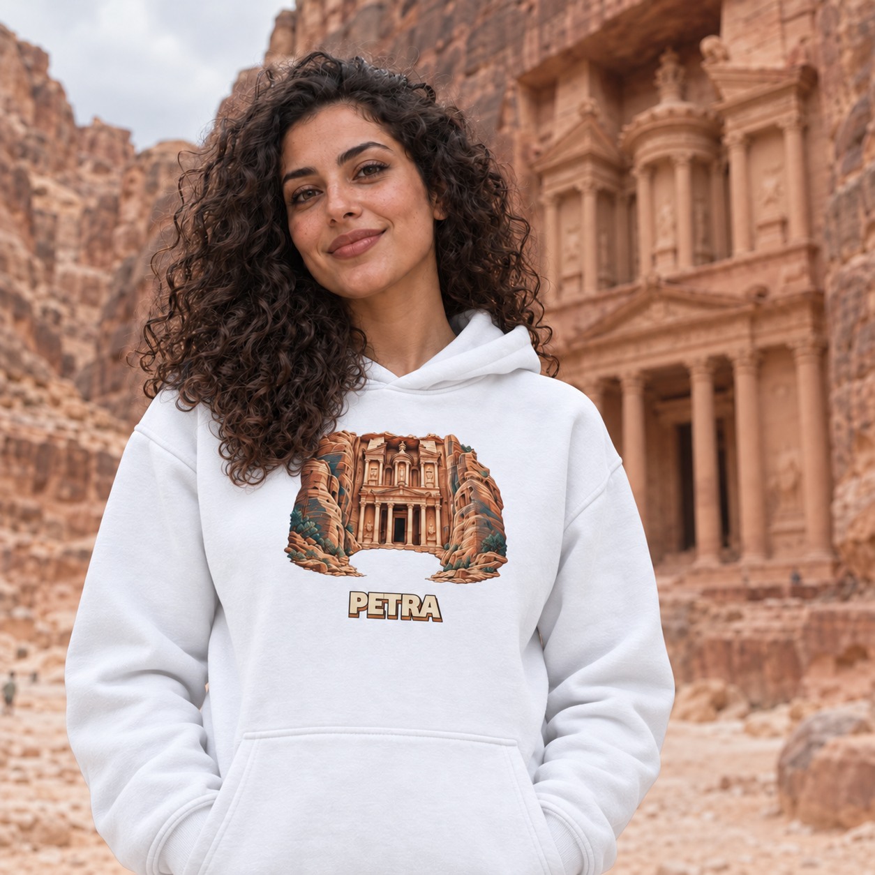 Petra Hoodie and T-Shirt
