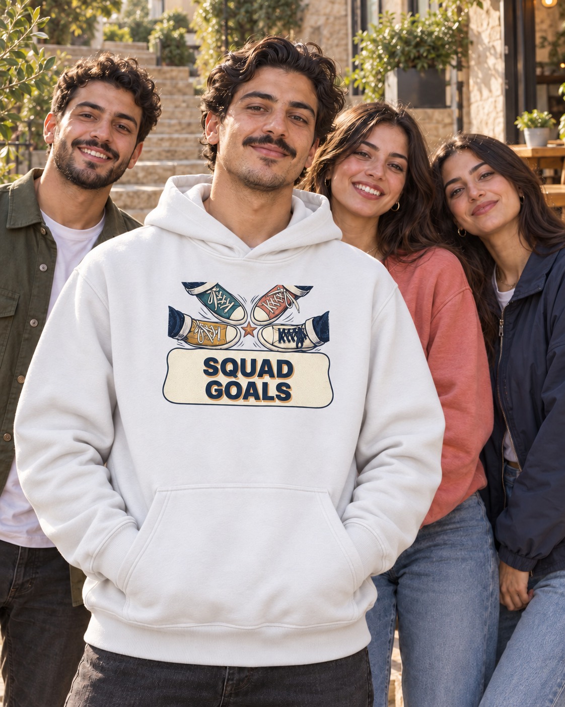 Squad Goals Sneaker Circle Hoodie and T-Shirt