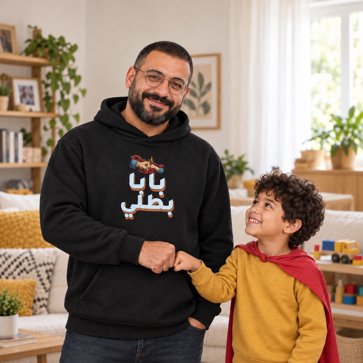 هودي وتيشيرت بابا بطلي