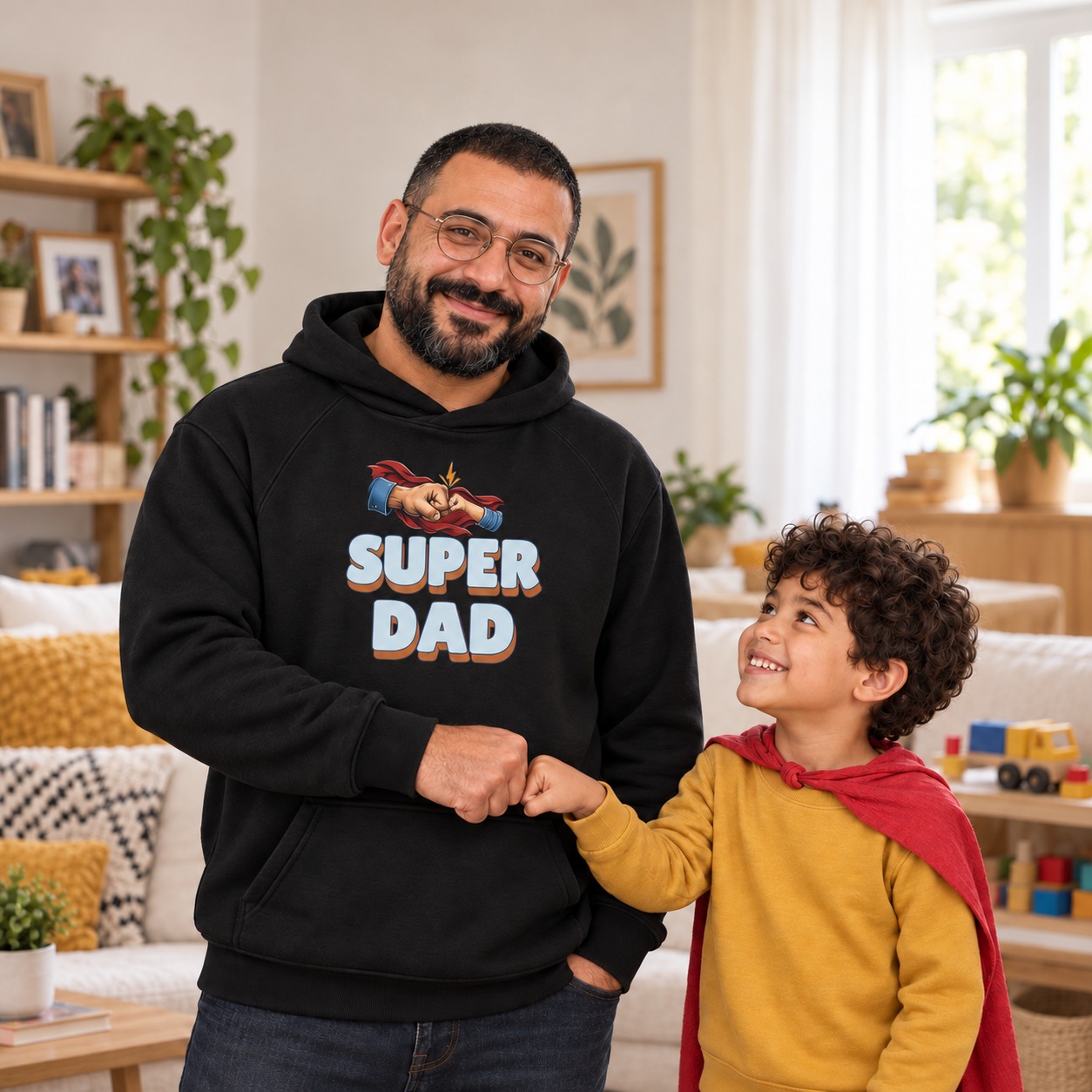 Super Dad Hoodie and T-Shirt