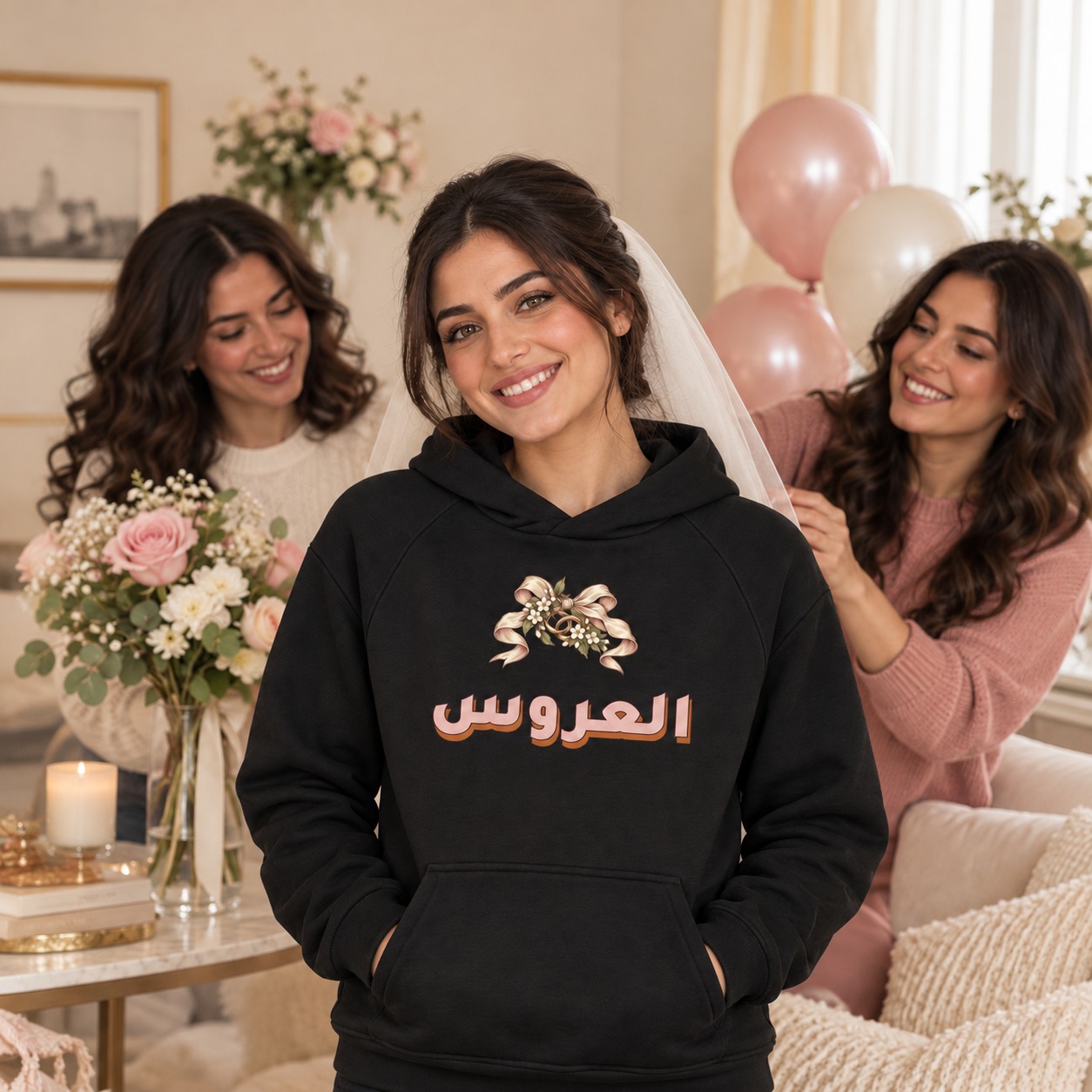 هودي وتيشيرت العروس