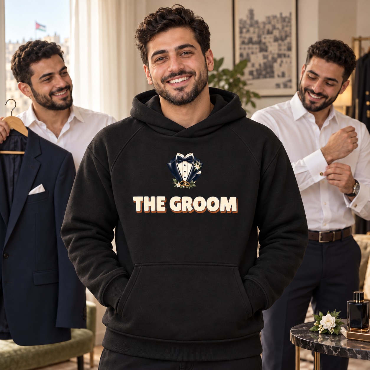 The Groom Hoodie and T-Shirt