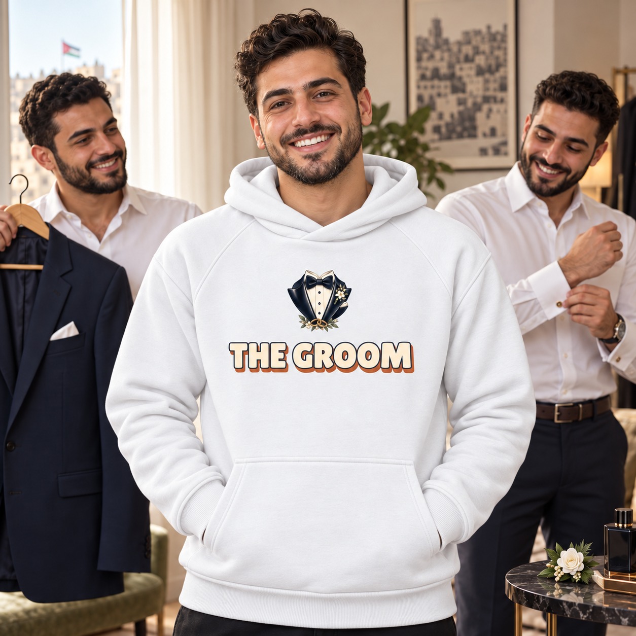 The Groom Hoodie and T-Shirt