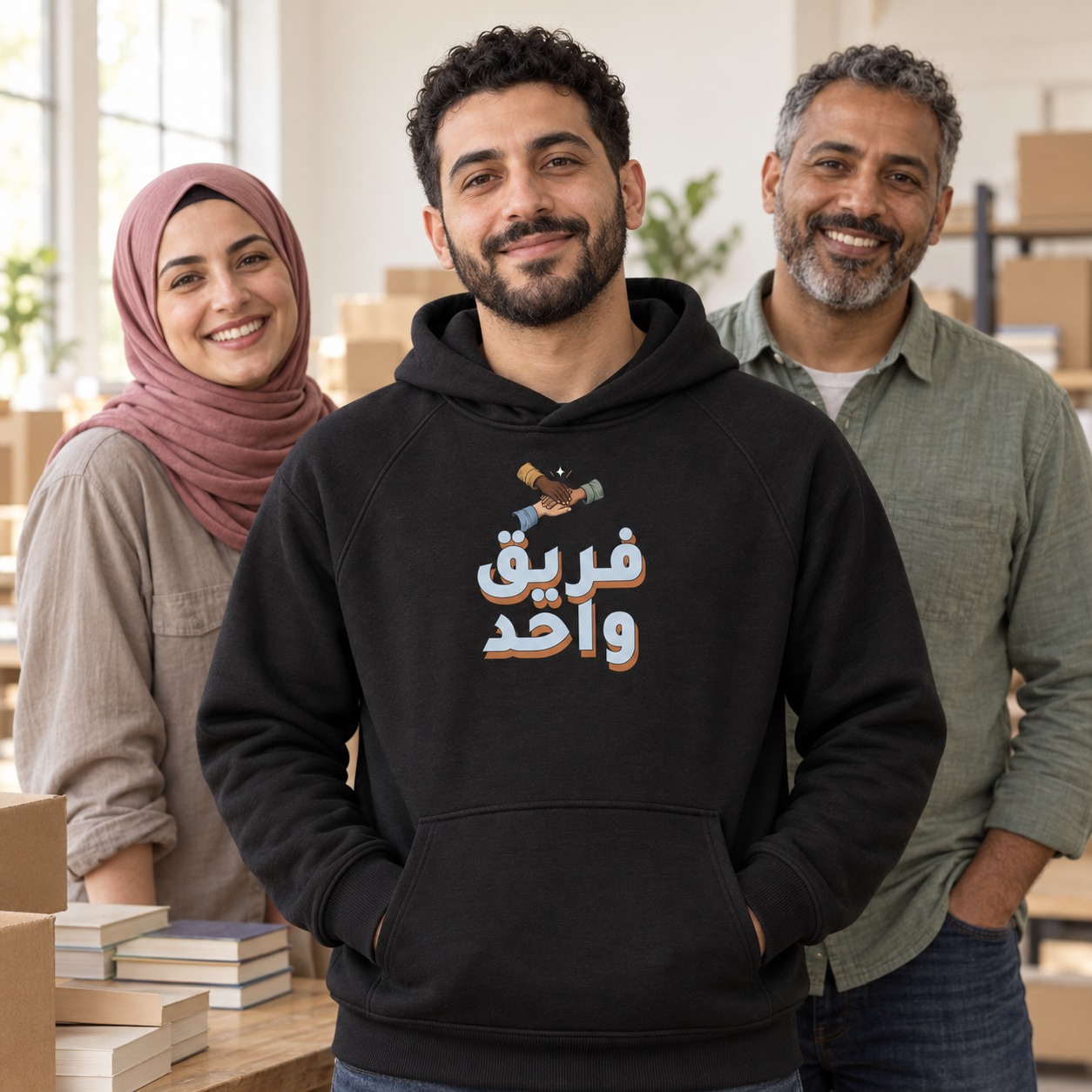 هودي وتيشيرت فريق واحد