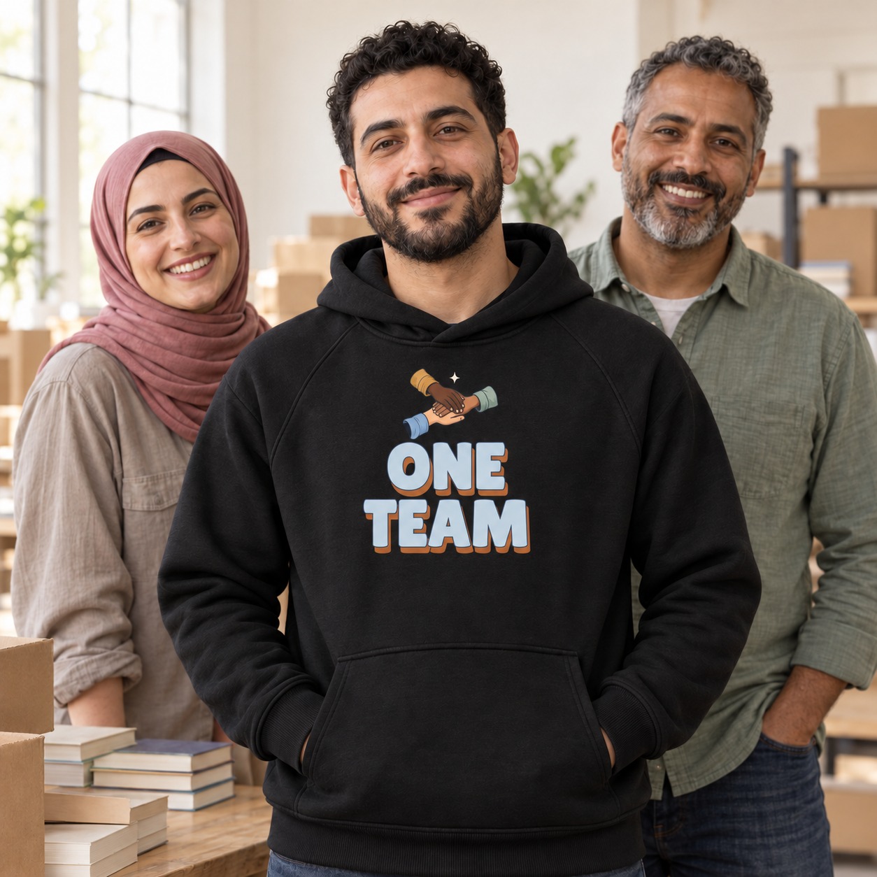 One Team Hoodie and T-Shirt