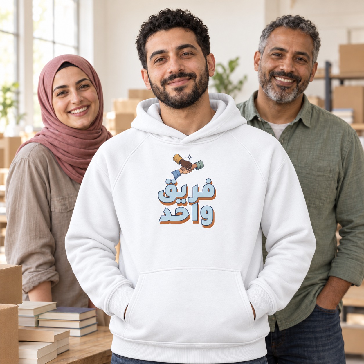 هودي وتيشيرت فريق واحد
