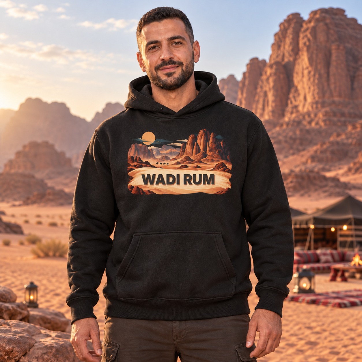 Wadi Rum Hoodie and T-Shirt