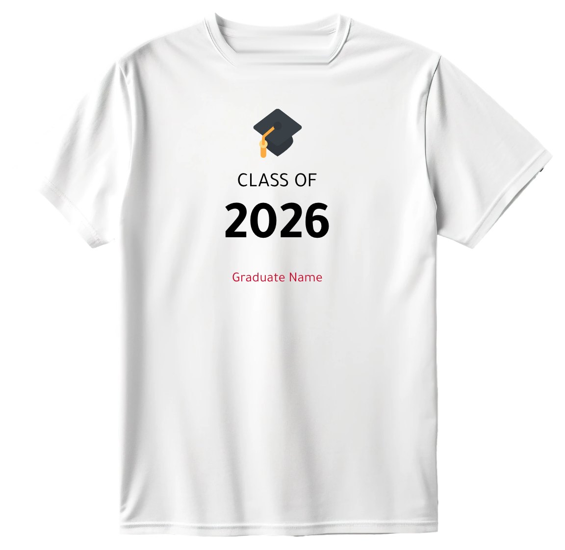Graduation T-Shirt With Your Name